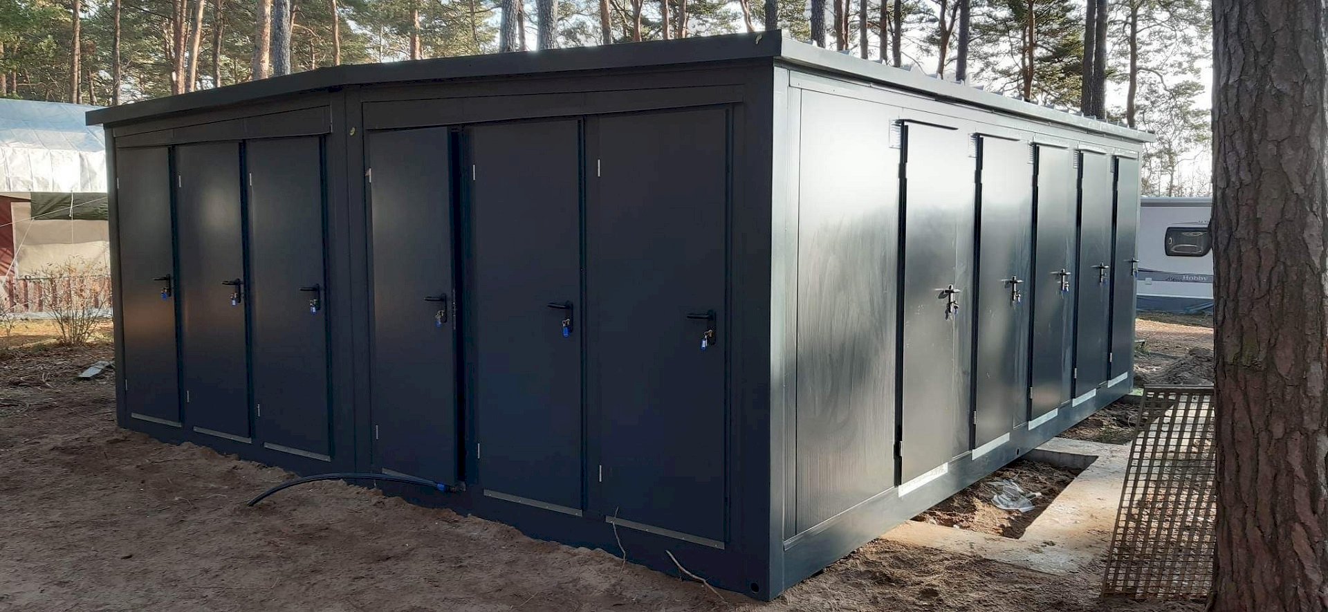 Kontener sanitarny modułowy 7.00 m x 6.00 m