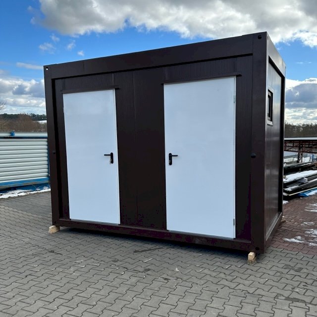 Kontener sanitarny z prysznicem i WC 3.50×2.00m
