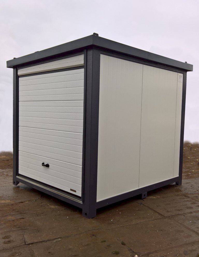 Kontener magazynowy 2.40×2.80 z bramą segmentową